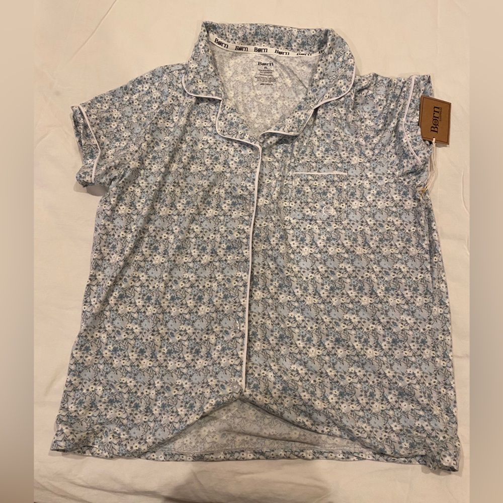 BORN Floral Pajama Top